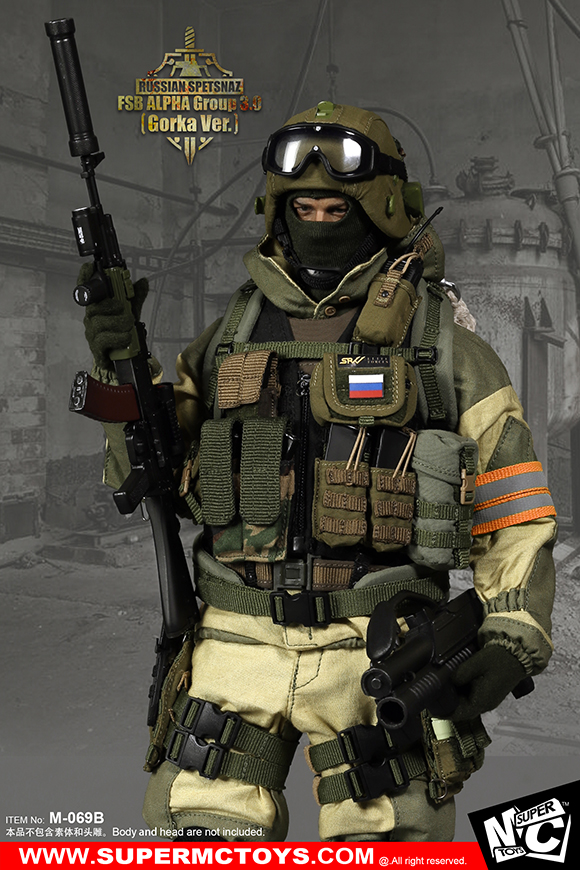 SUPERMCTOYS M-069A / M-69B Russian Spetsnaz - FSB Alfa Group 3.0