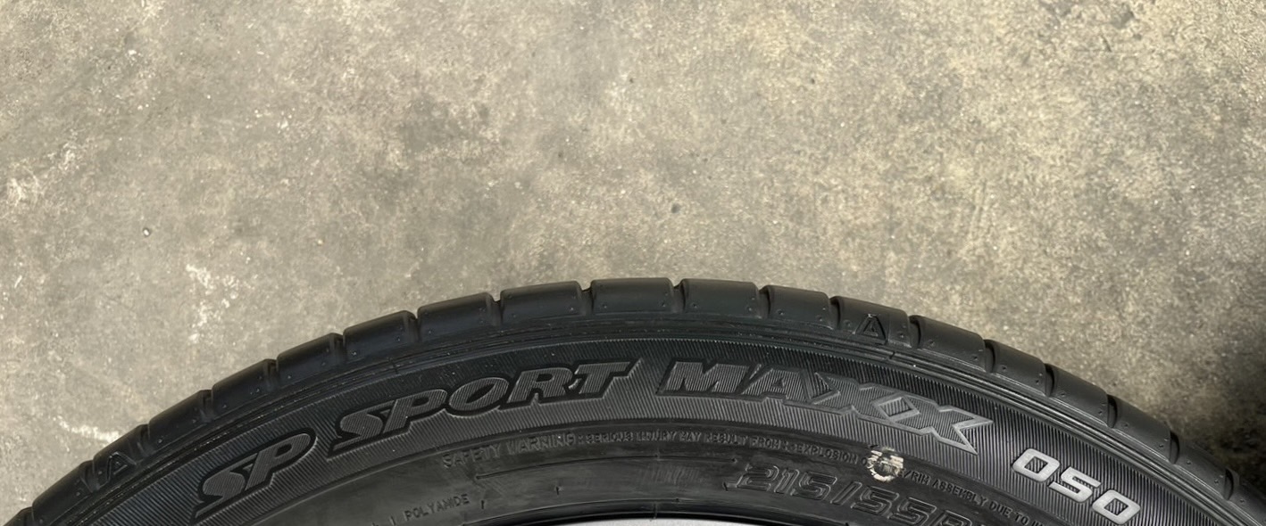 ✨ยาง✨215-55-18 Dunlop🌟ปี23🌟สภาพน้องๆป้ายแดง💖