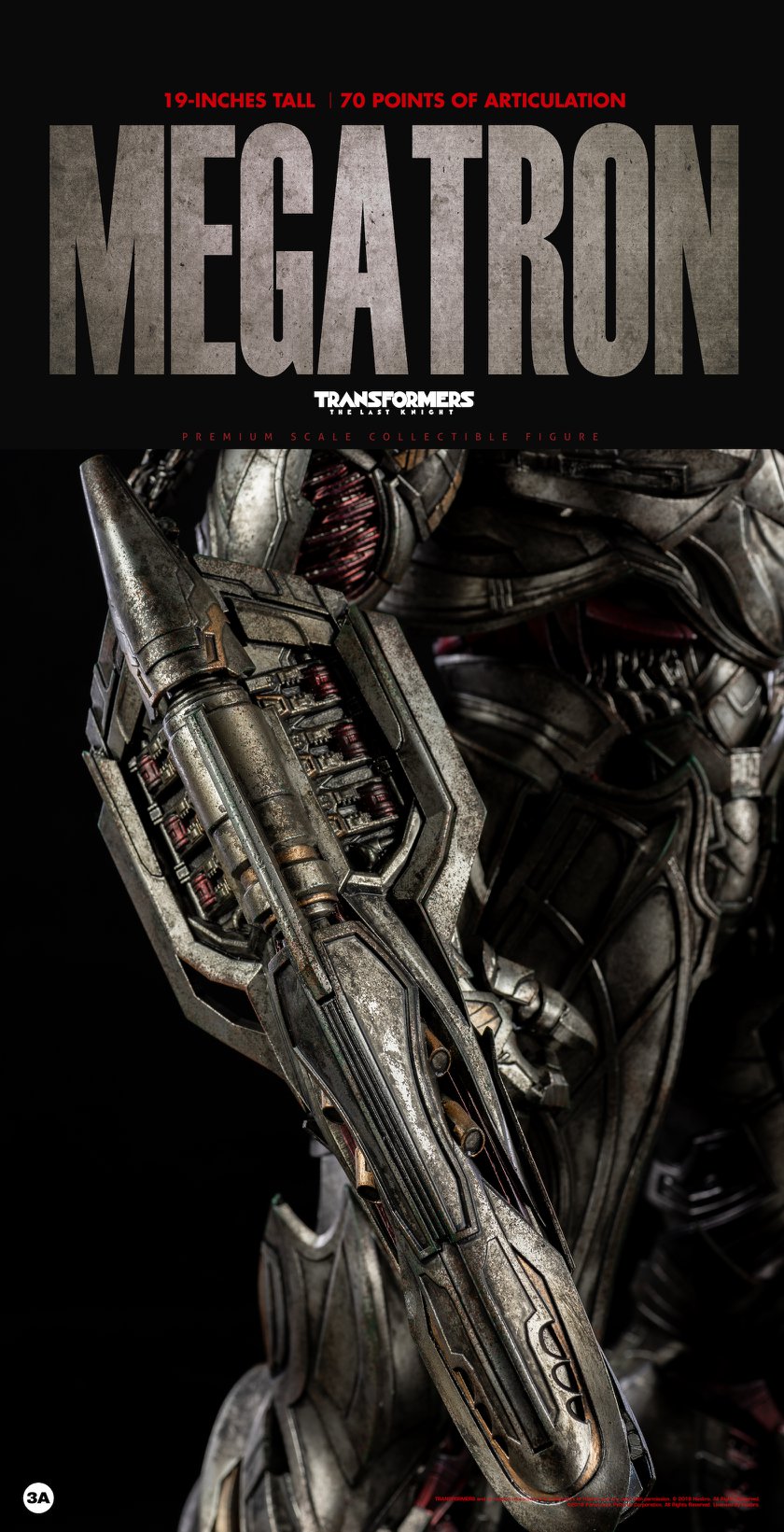 3A TOYS 3A18103 TRANSFORMERS: THE LAST KNIGHT - MEGATRON