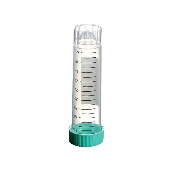 Sterile Centrifuge tube with screw cap 50ml Self Standing (25ea/pkg,500ea/cs)-1 ลัง หลอดปั่นเหวี่ยงก้นตั้งได้ 50 ml(500ชิ้น/ลัง)