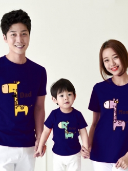 ขายเป็น เซต เสื้อคู่รัก เสื้อครอบครัว พ่อ แม่ ลูก cotton 100% (ได้3ตัวตามภาพ)
