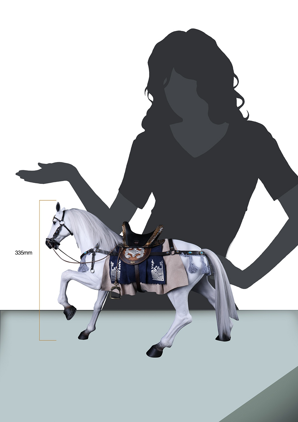 303TOYS MP011 + MP012 1/6 THREE KINGDOMS - ZHAO YUN ZILONG + YULAN WHITE STEED