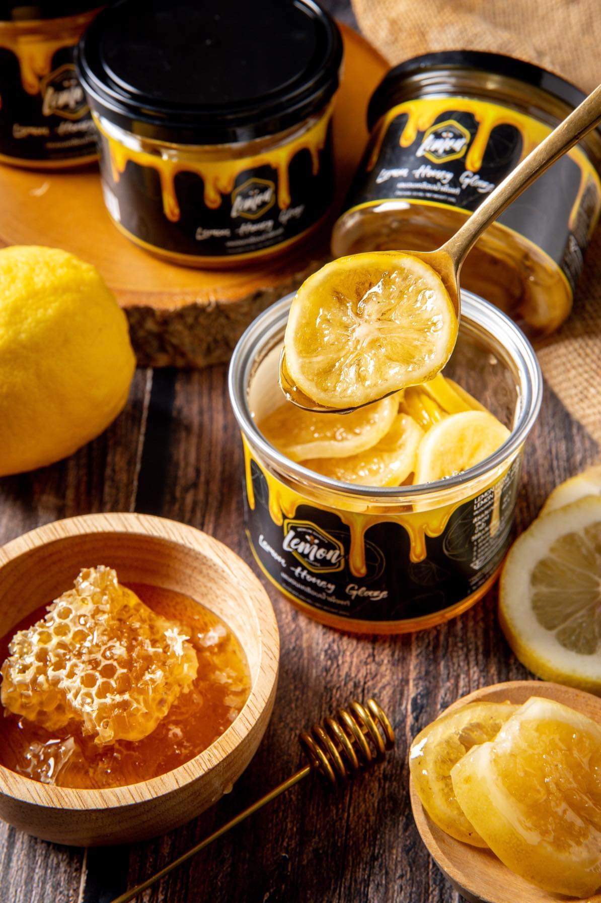 เลมอนเคลือบน้ำผึ้งป่าแท้ 100% lemon house เกรดพรีเมี่ยม เลม่อน เฮ้าส์