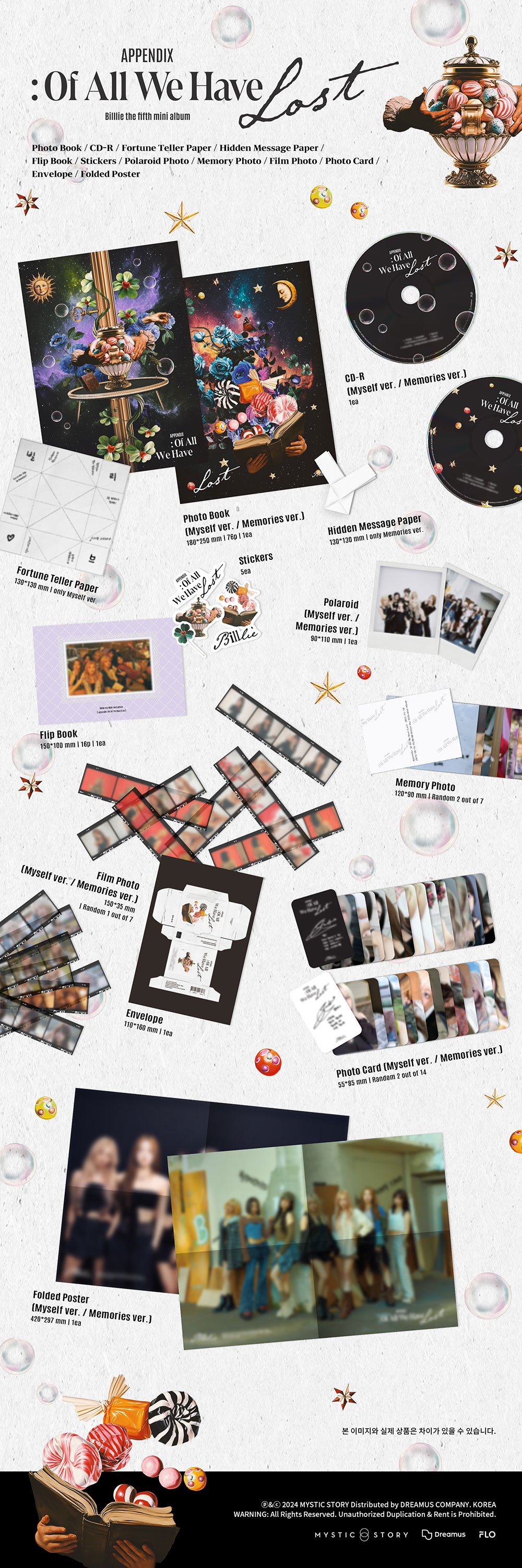 [PRE] Billlie - the fifth mini album appendix: Of All We Have Lost (random)