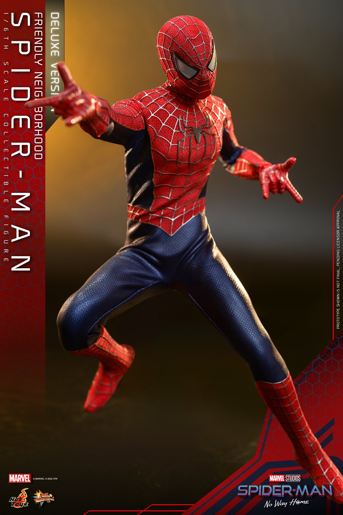 Hot Toys MMS662 1/6 Spider-Man: No Way Home - Friendly Neighborhood Spider-Man (Deluxe Version)