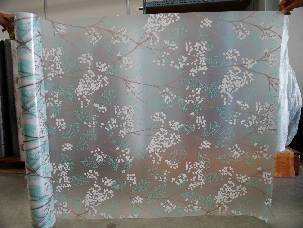lala flim ฟิล์มติดกระจก F21 ชนิดมีกาว ฟิล์มฝ้า 90CM*1M