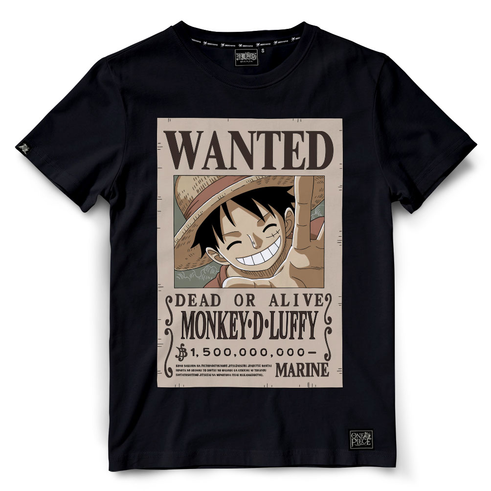 เสื้อวันพีซ One Piece New Wanted Luffy