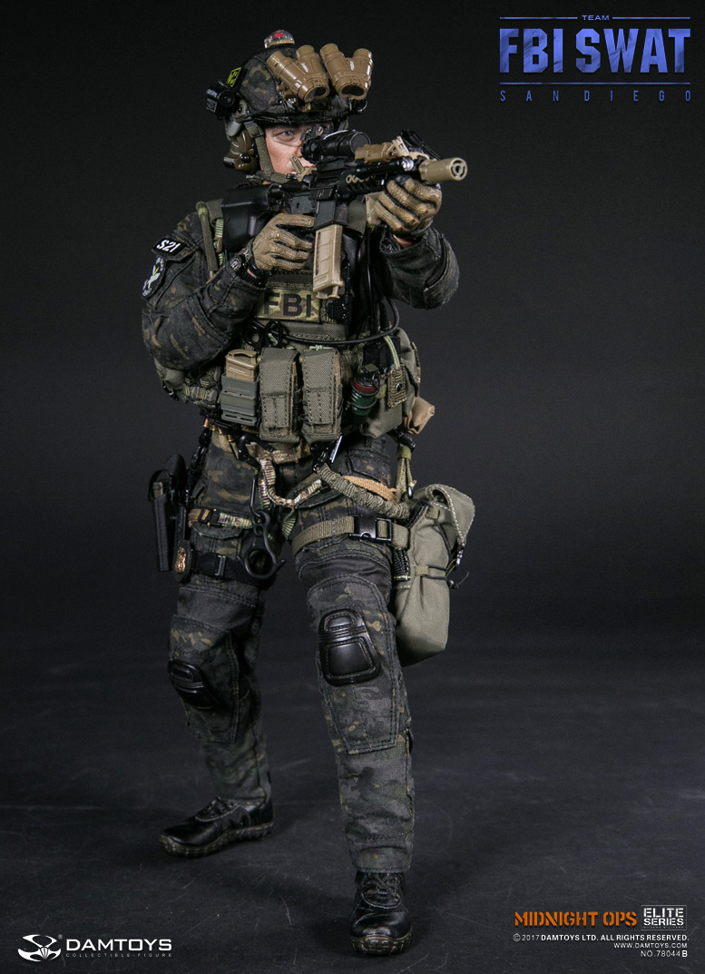 DAMTOYS No.78044 FBI SWAT TEAM AGENT - SAN DIEGO