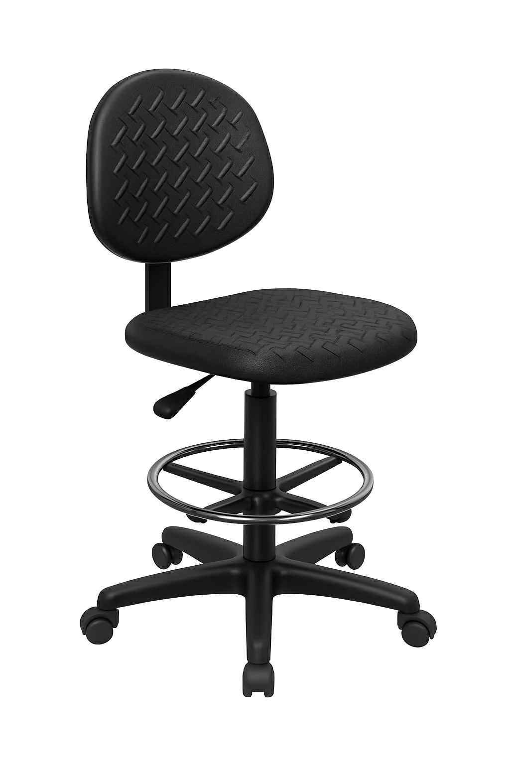 เก้าอี้ห้องปฏิบัติการ ปรับระดับได้ พร้อมพนักพิง