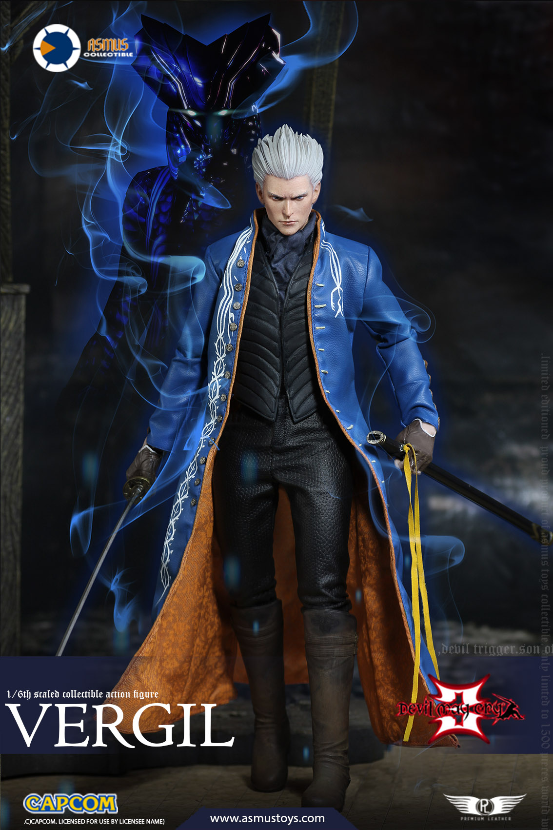 ASMUS TOYS DMC002 The Devil May Cry Series: Devil May Cry III - Vergil