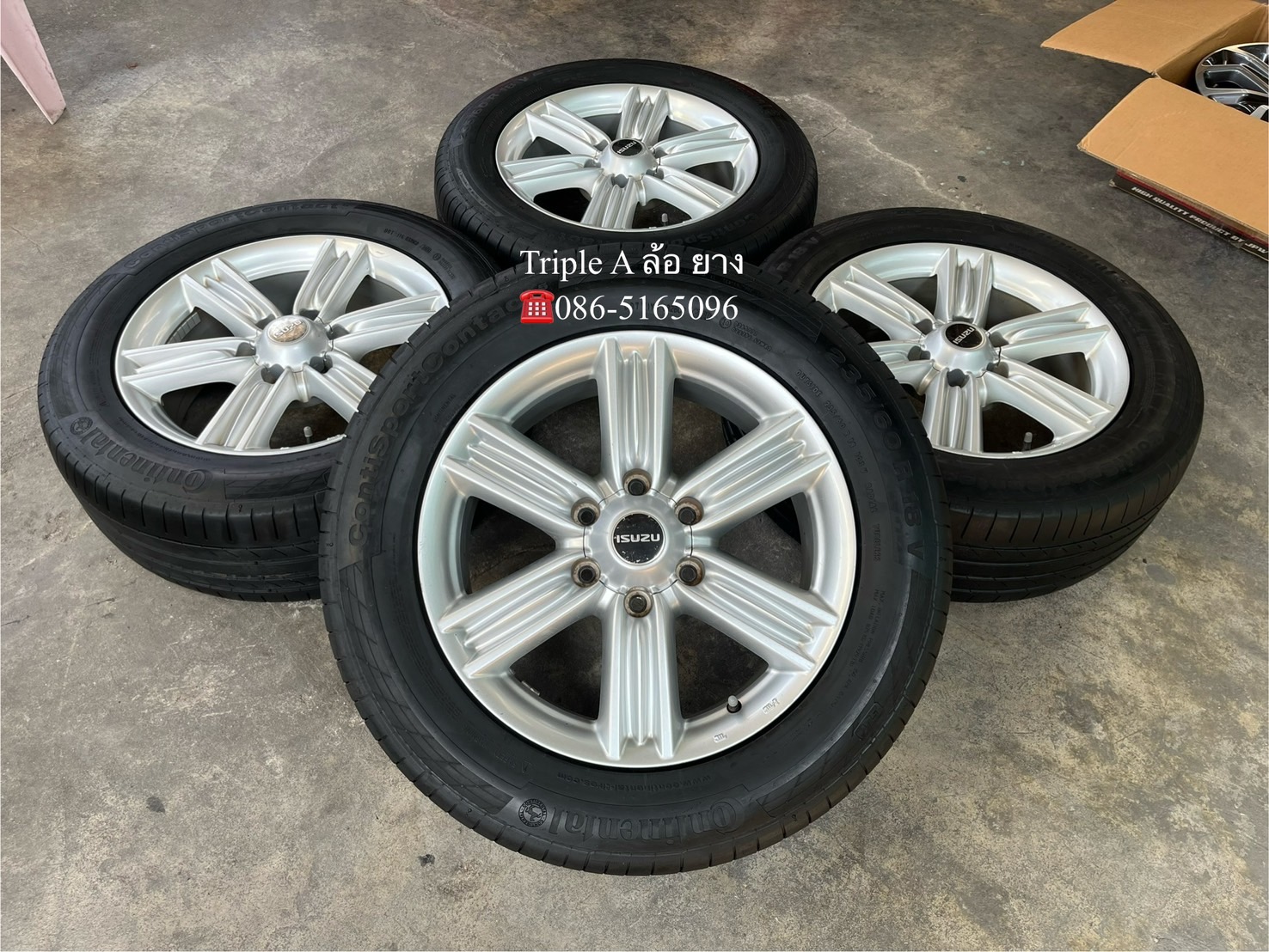 ✨ล้อแม็กพร้อมยาง✨ISUZU D-MAX Blue Power ขอบ 18
