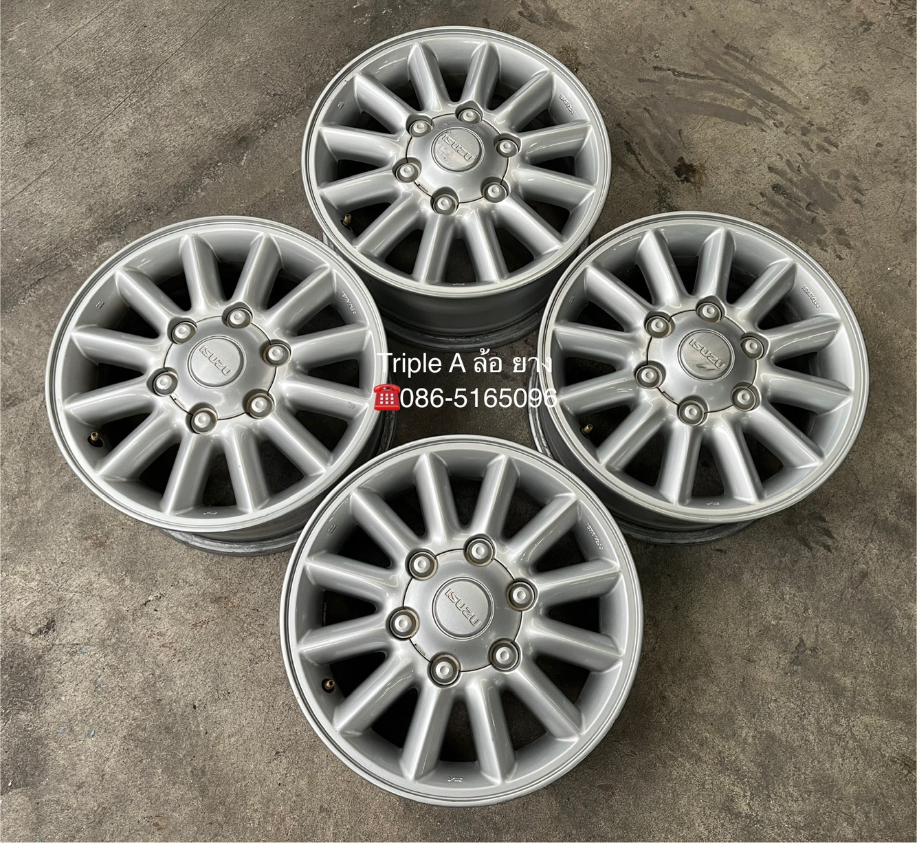 ✨ล้อแม็ก 6รู139✨ISUZU D-Max ขอบ 15💖