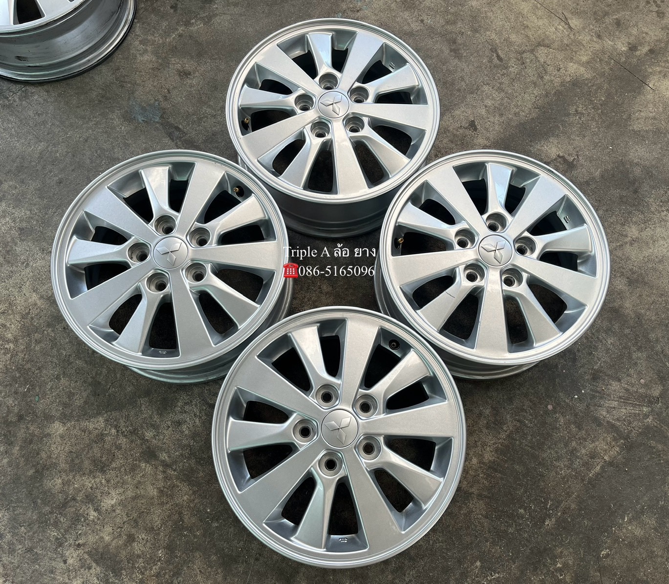 ✨ล้อแม็ก 5รู114✨Mitsu ขอบ 15💖สภาพสวย💖