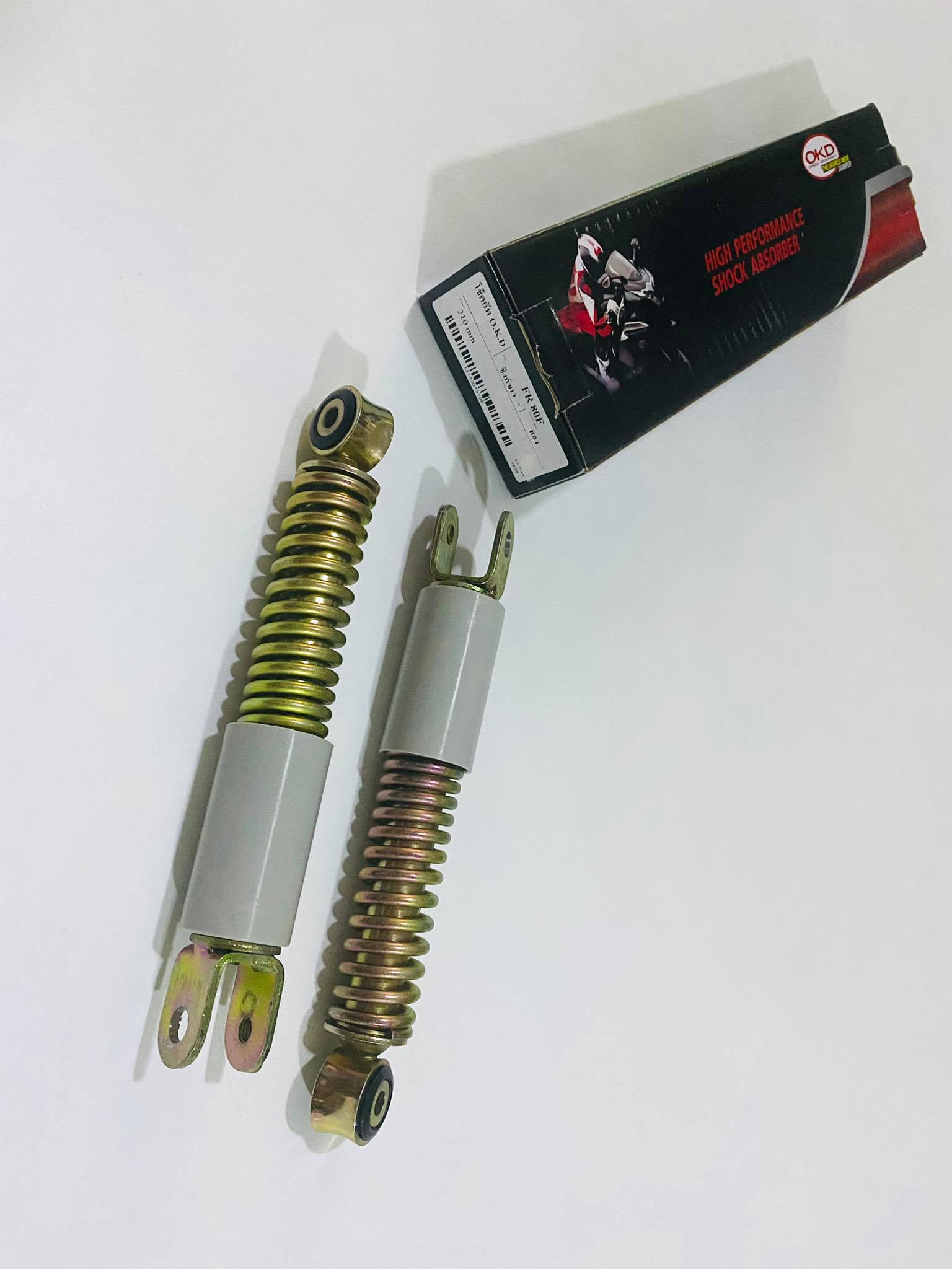 โช๊คหน้าfr80 ชุบซิงค์ L1-4