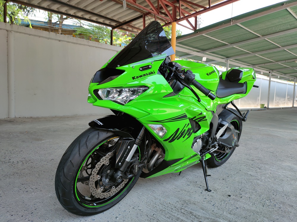 💢 โปรแรง ⭕บาททั่วไทย 💢 KAWASAKI NINJA ZX6R จดปี 2021 โมเดล19 🥷 มือเดียวพร้อมใช้