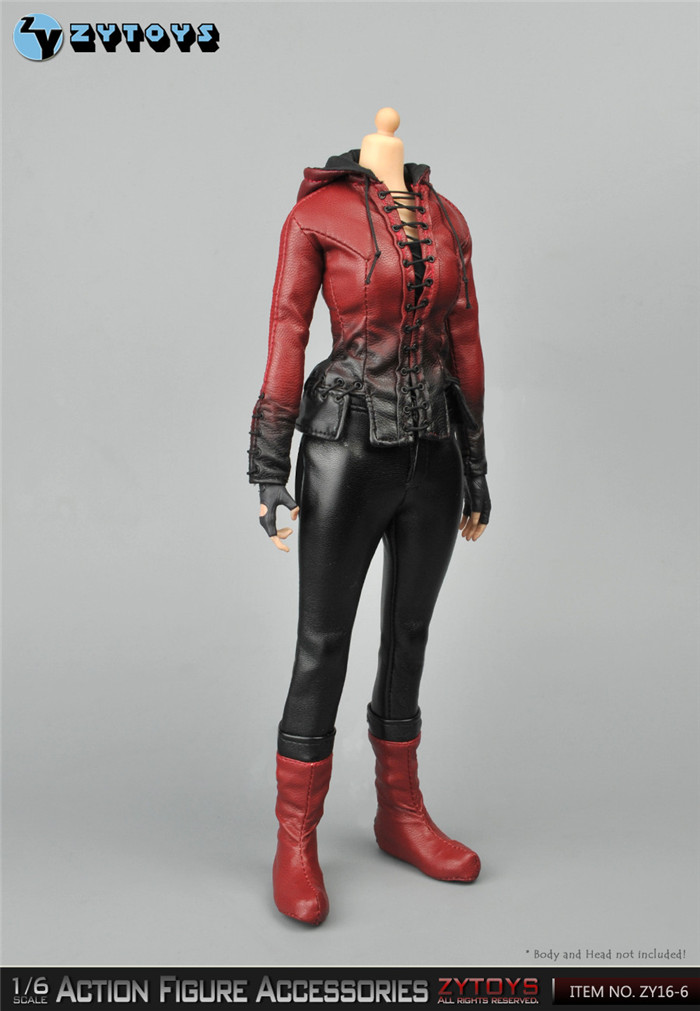 ZY TOYS ZY16-6 Red bow + Women leather set