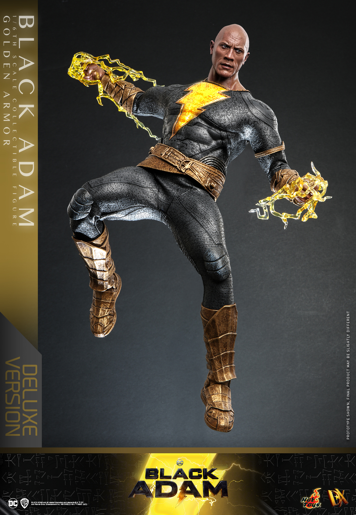 Hot Toys DX31 1/6 Black Adam - Black Adam [Golden Armor] (Deluxe Version)