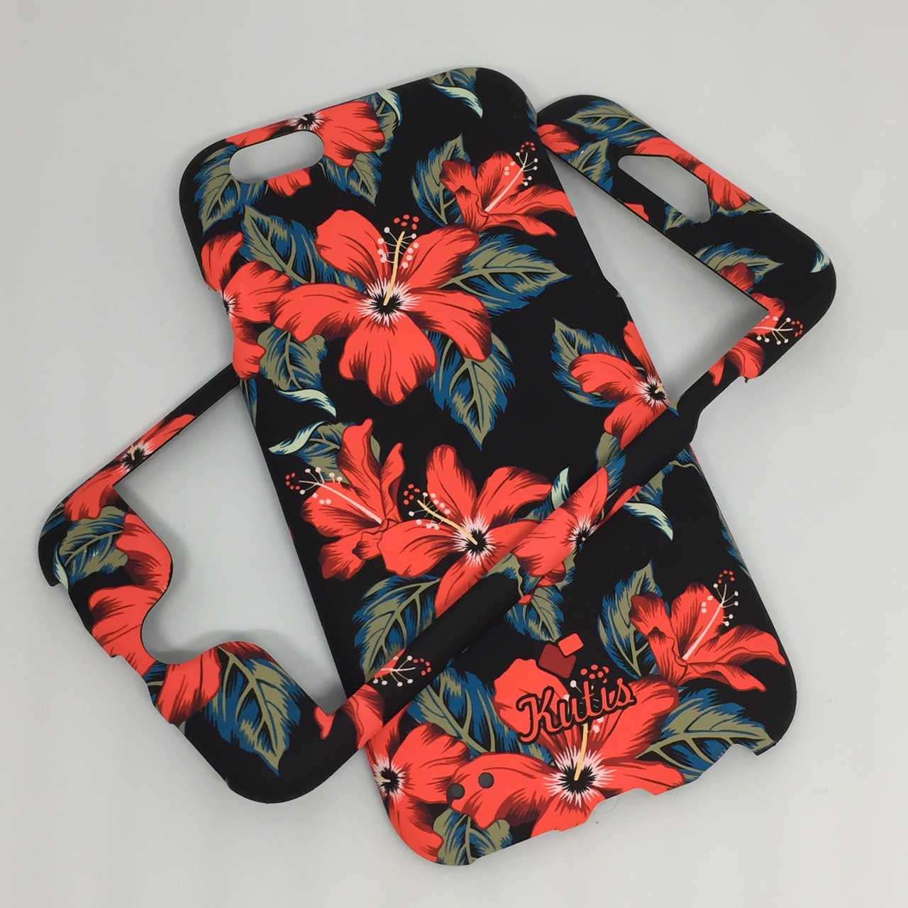 เคสคูทิส (Kutis) ไอโฟน6,6S (ลายดอกชบา)มาใหม่