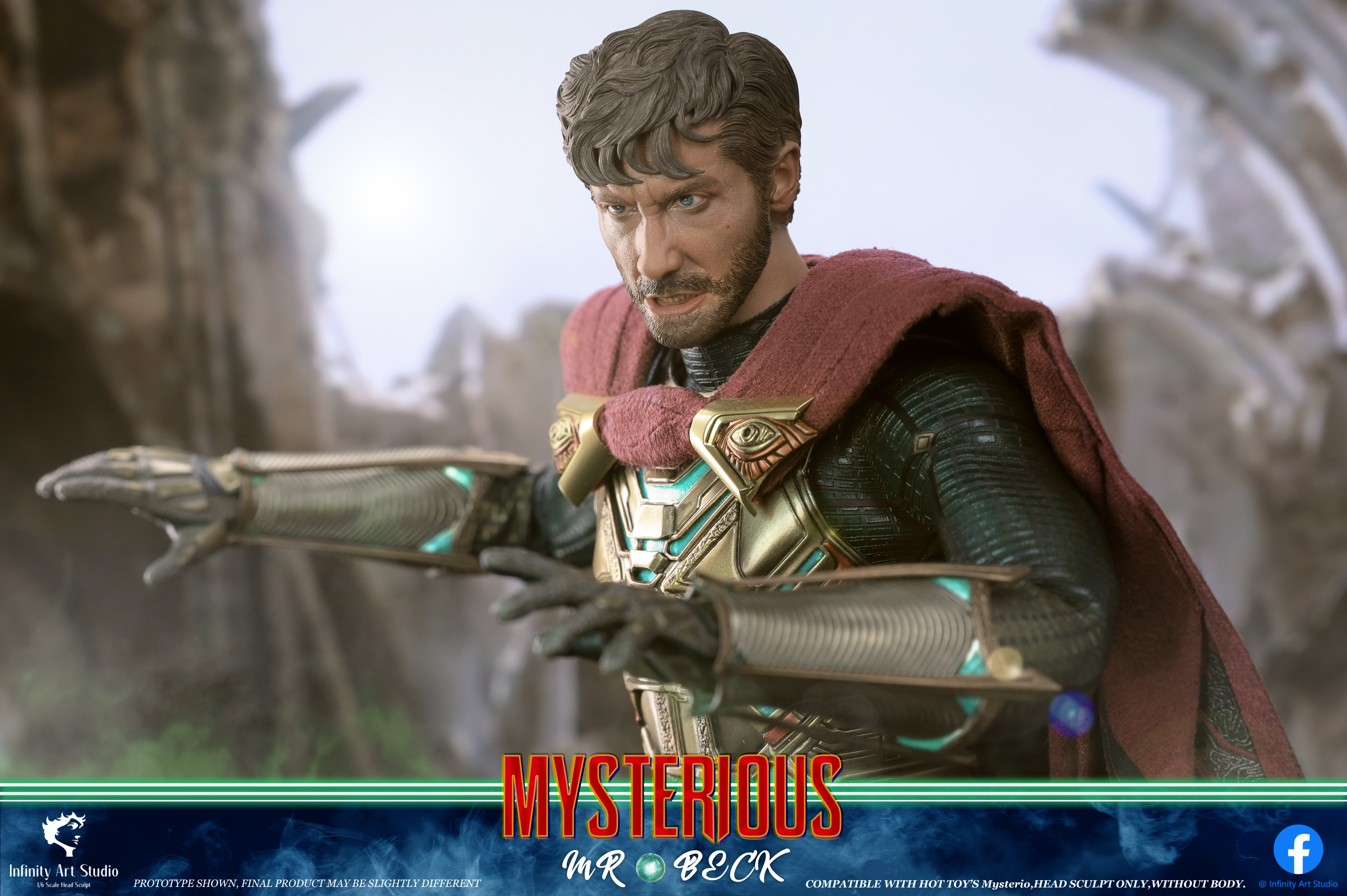 Infinity Art Studio (IAS) HS02 1/6 MR.Beck (Headsculpt Fighting Version)