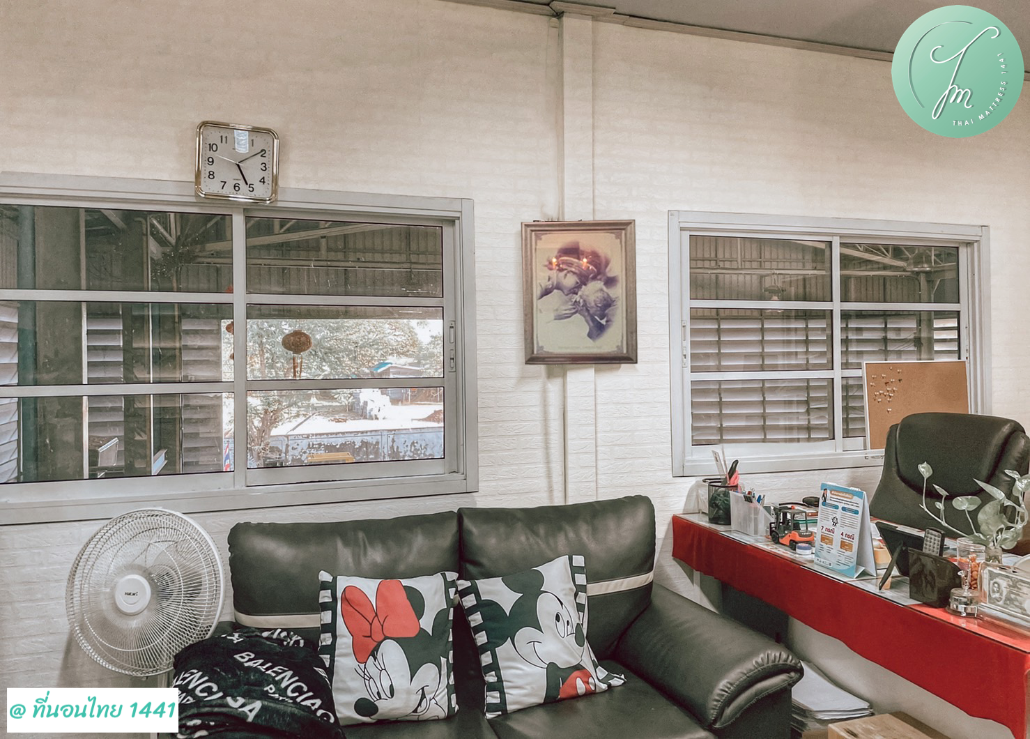 วอลเปเปอร์โฟม "ชนิดม้วน" ลายอิฐ แบบหนา ม้วนละ 5 ตรม.