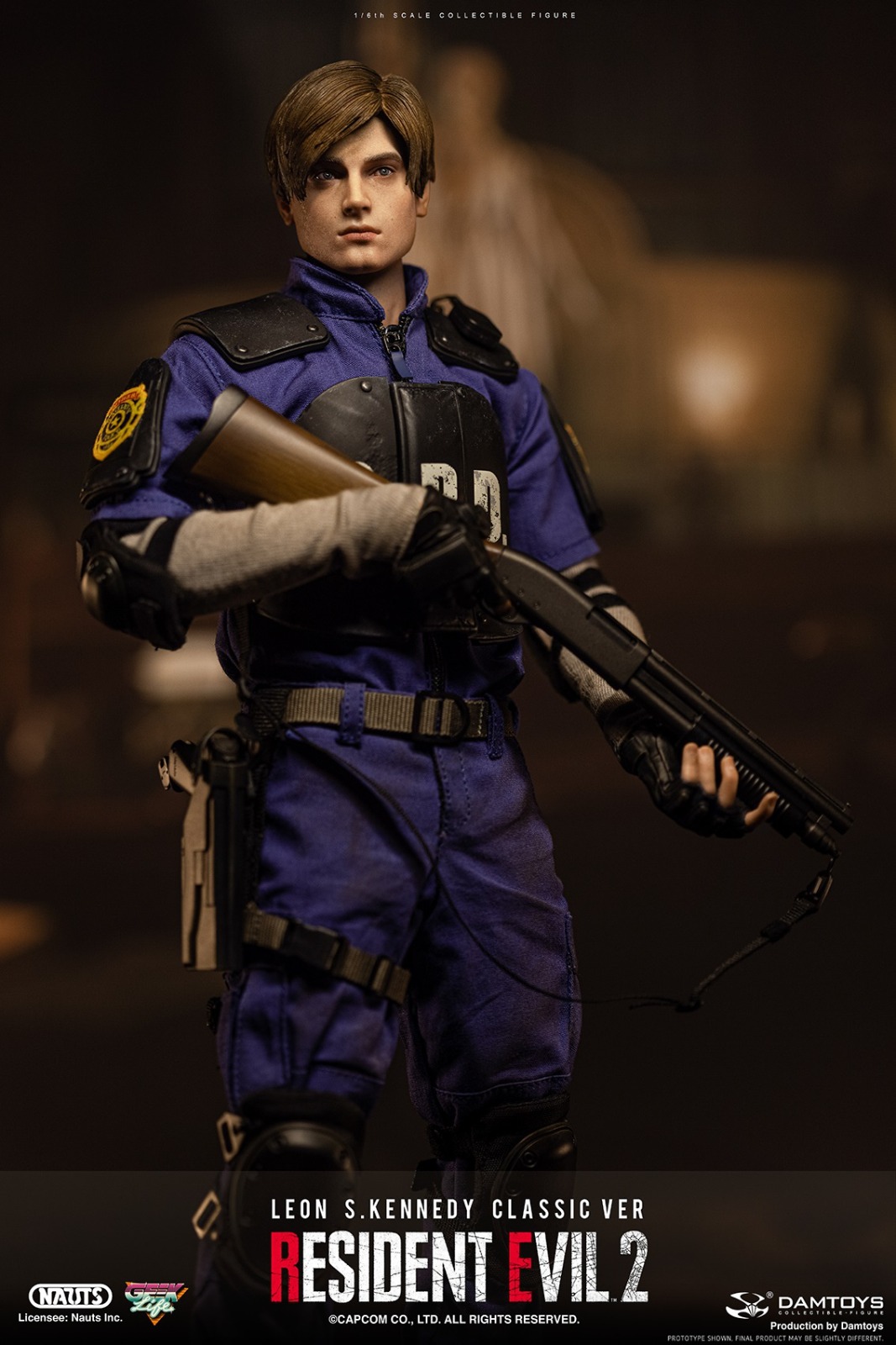 DAMTOYS DMS037 1/6 RESIDENT EVIL 2 - LEON S.KENNEDY (CLASSIC VER)