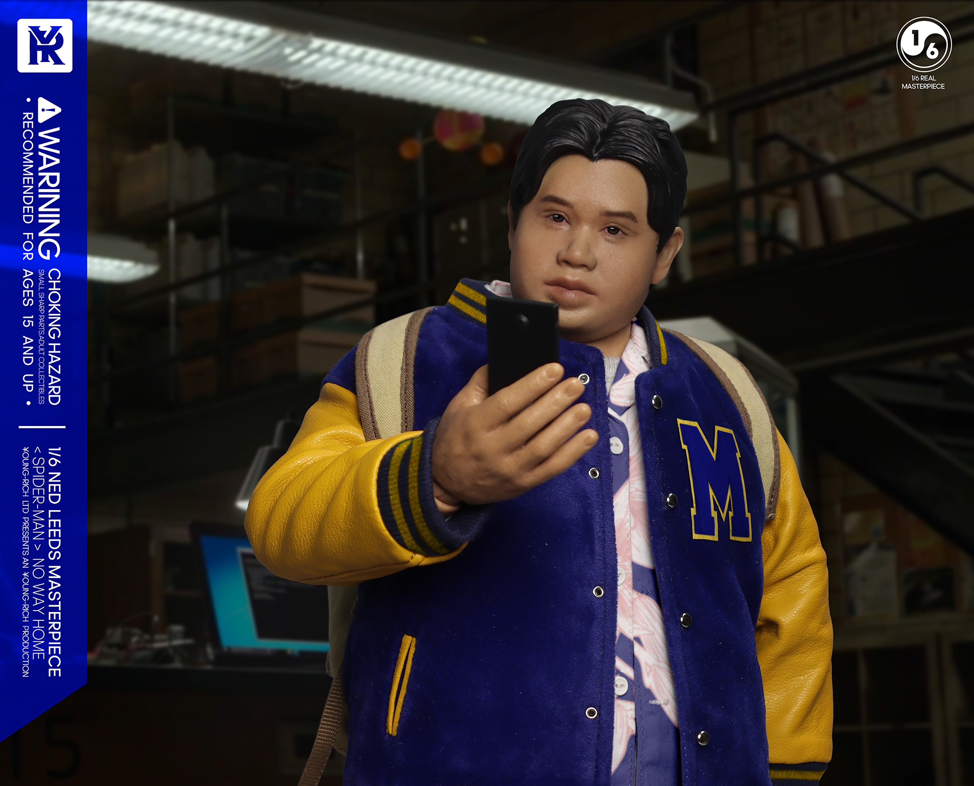 YoungRich Toys YR029F 1/6 Spider-Man: No Way Home - Fat High School Student Ned 2.0