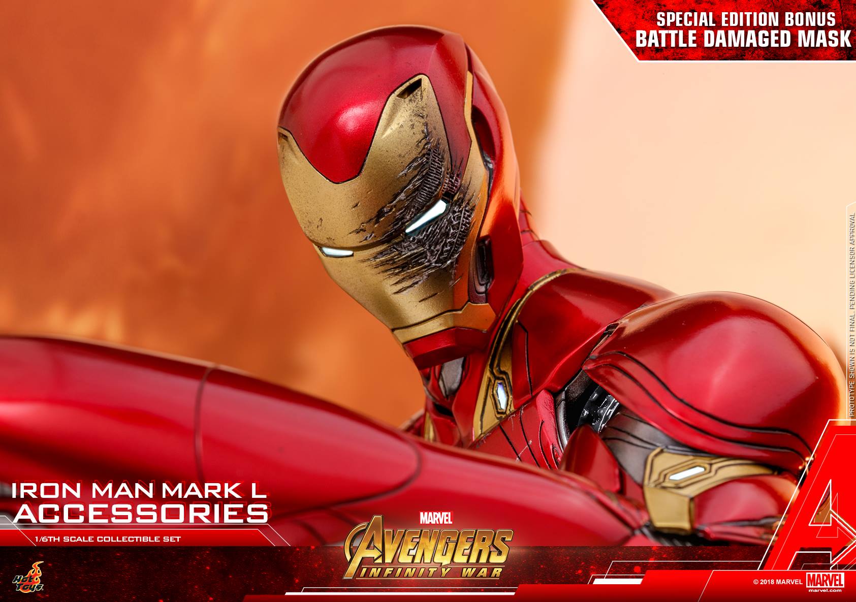 Hot Toys ACS004 AVENGERS: INFINITY WAR - IRON MAN MARK L (ACCESSORIES) (EX)