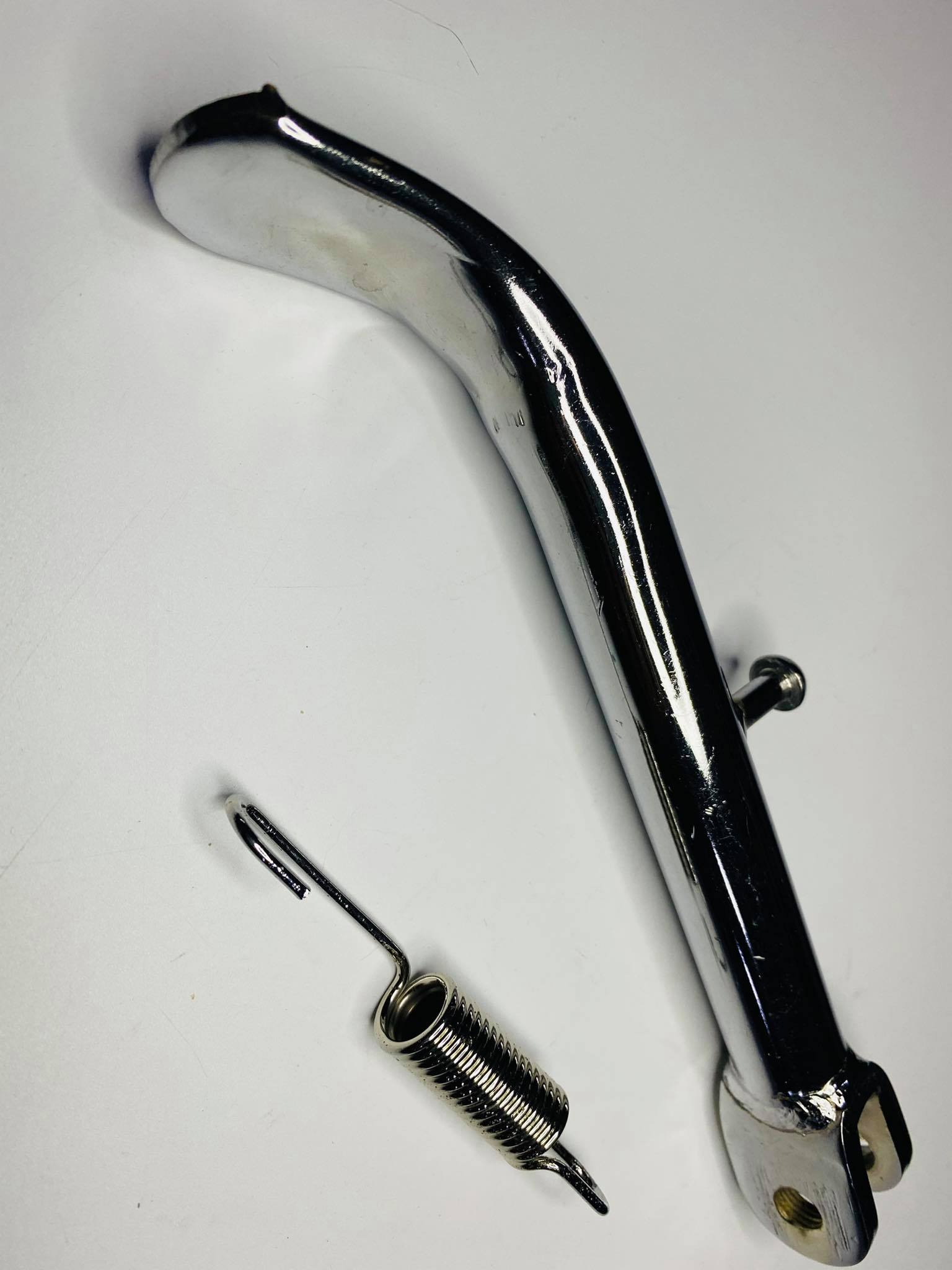 ขาตั้งข้าง+สปริงสแมช rc100 ชุบ แบบเดิม