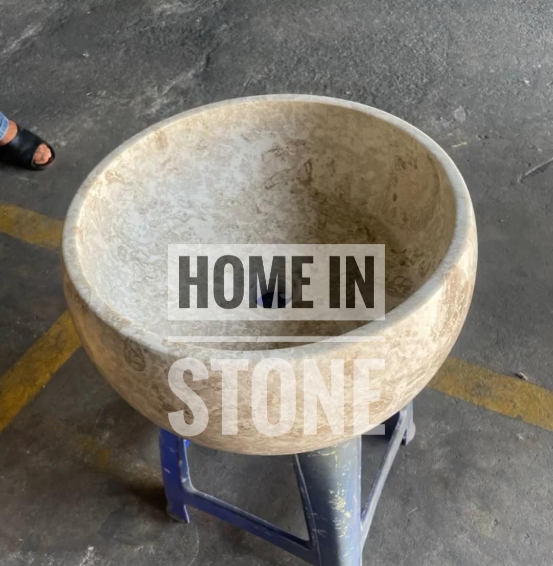 อ่างหินอ่อนทำจากหินอ่อนแม่น้ำ มีให้เลือกหลากหลาย