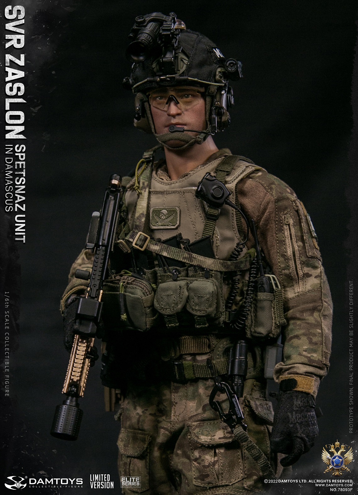 DAMTOYS 78093F 1/6 SVR ZASLON SPETSNAZ UNIT IN DAMASCUS (LIMITED VERSION)