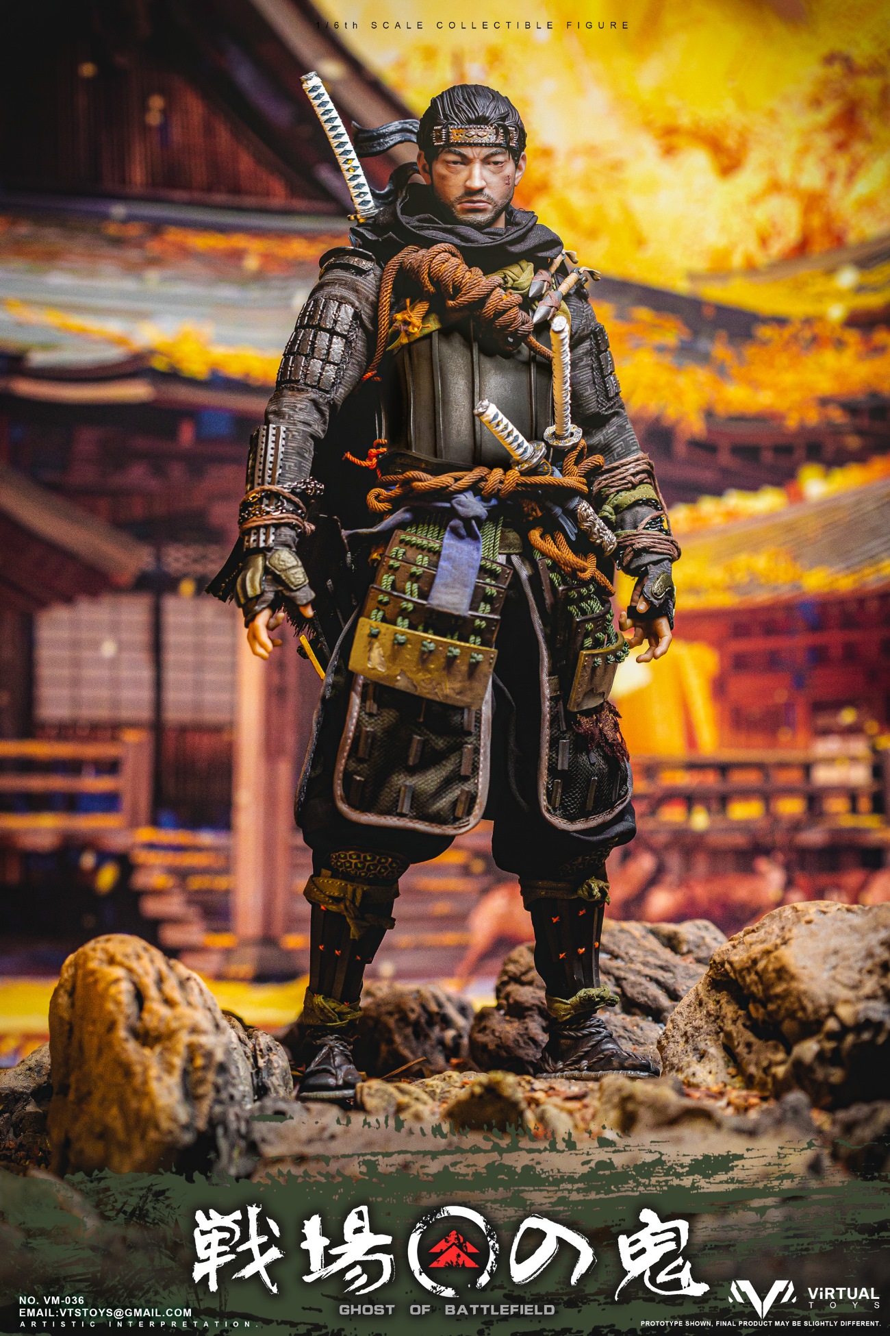 VTSTOYS VM-036A 1/6 Ghost of Battlefield (Standard Edition)