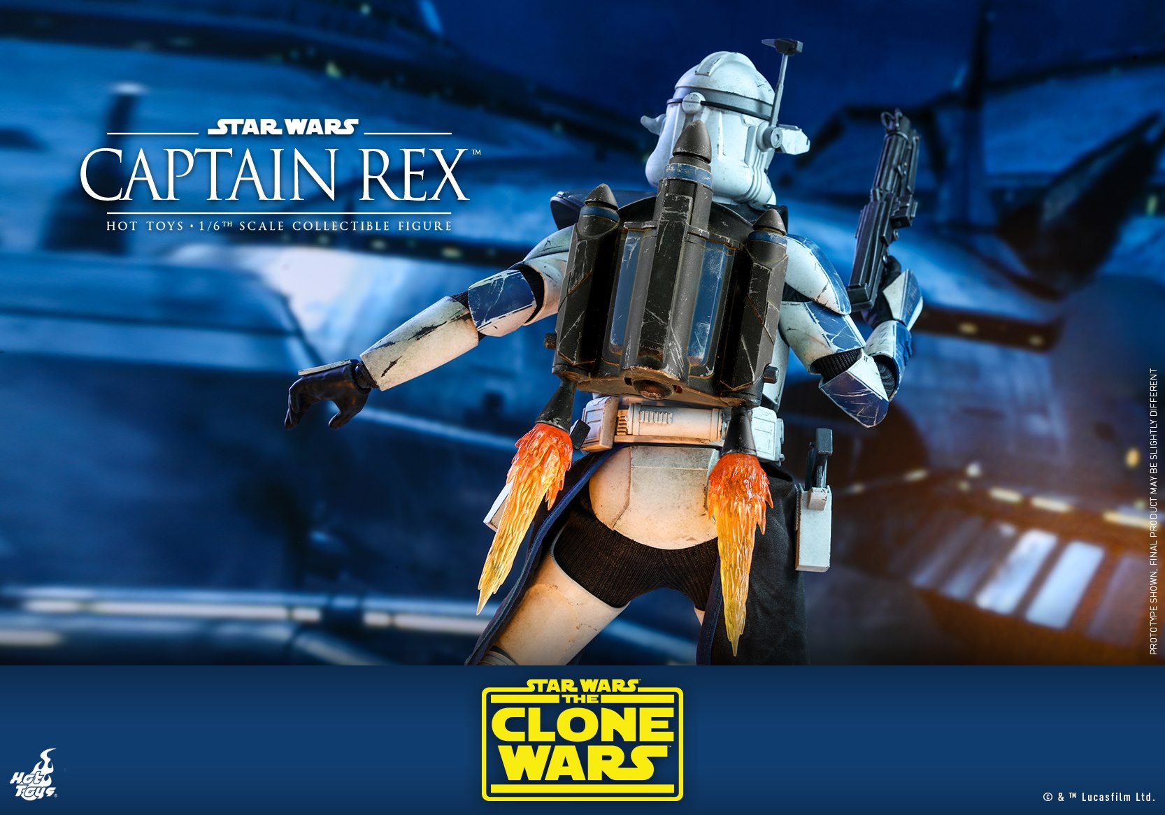 Hot Toys TMS018 Star Wars: The Clone Wars 1/6 Captain Rex