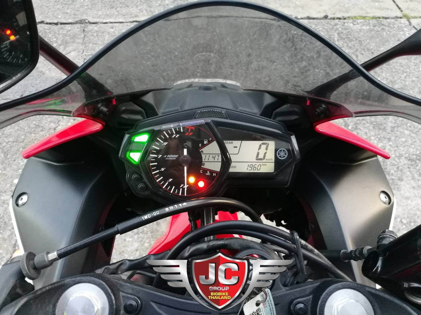 YZF-R3รถบ้านมือเดียว ไมล์แท้1,xxxkm. สภาพป้ายแดง