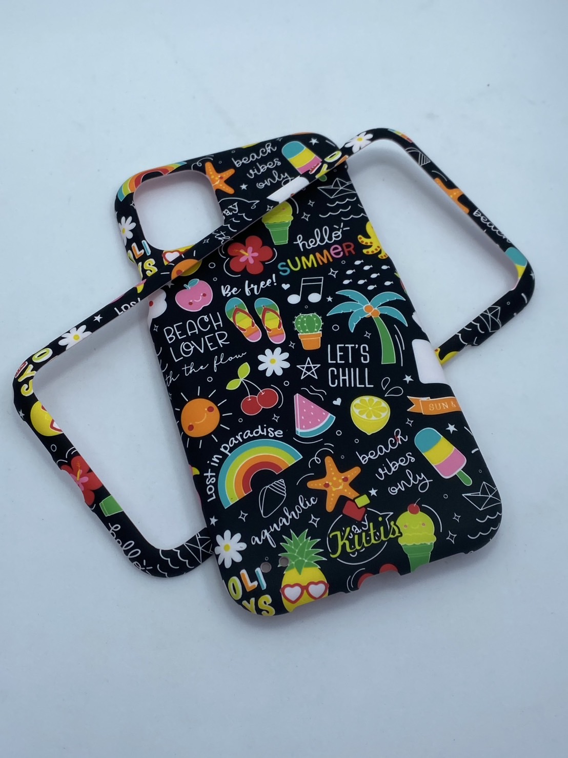 เคสคูทิส(Kutis)เคสไอโฟน11G(ลายHello Summer)มาใหม่ เคสประกบหน้า-หลัง เคสเรืองแสง เคสลายวินเทจ ร้านSuperhero Klongthom