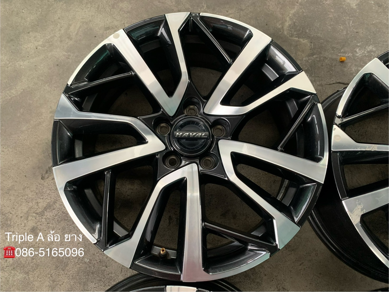 ✨ล้อแม็ก 5รู114✨HAVAL H6 PRO ขอบ 18 เทาหน้าเงา