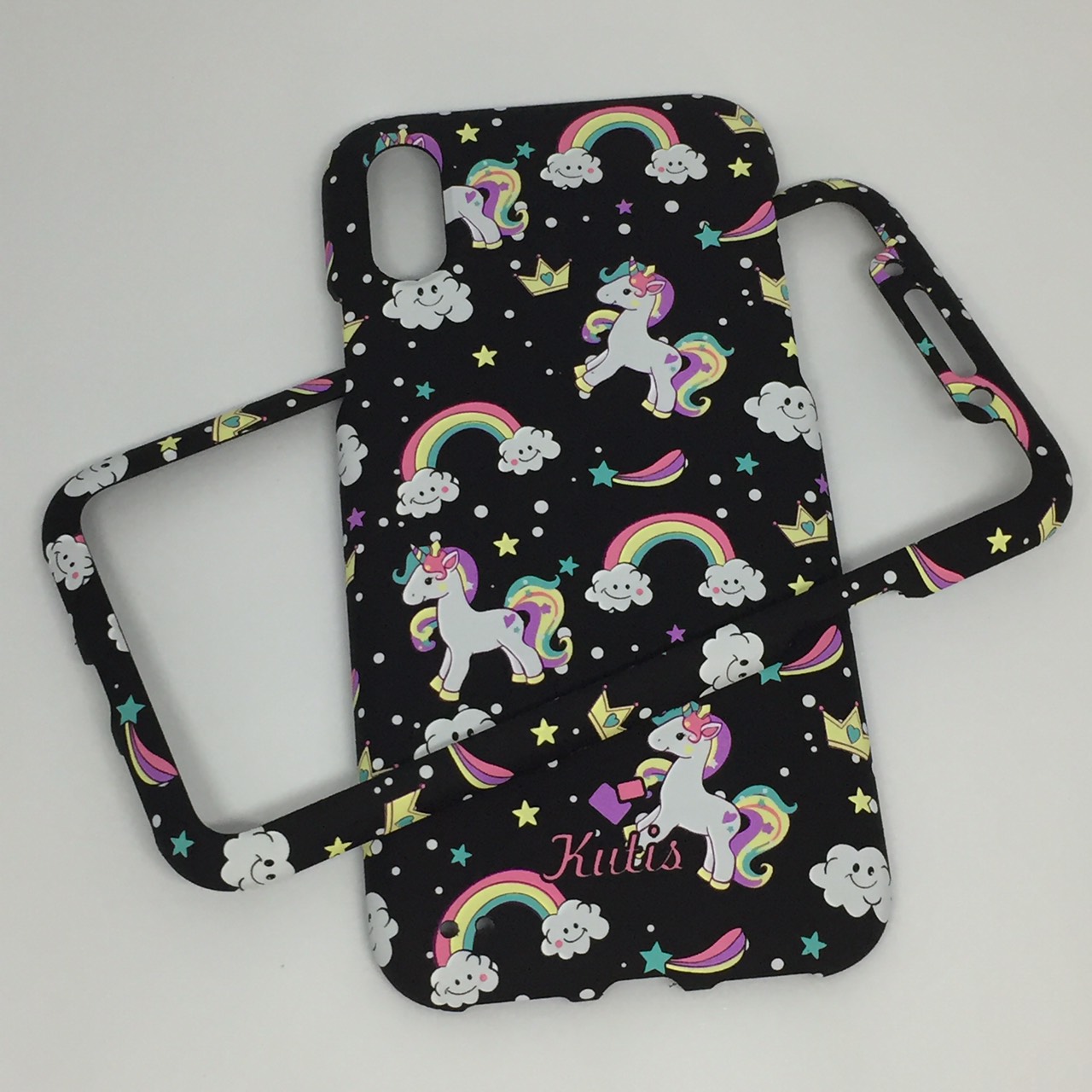 เคสคูทิส (Kutis) ไอโฟนX,XS(ลายม้าโพนี่สีดำ)