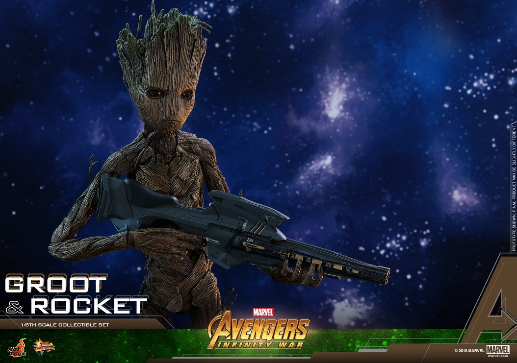 Hot Toys MMS476 AVENGERS: INFINITY WAR - GROOT & ROCKET