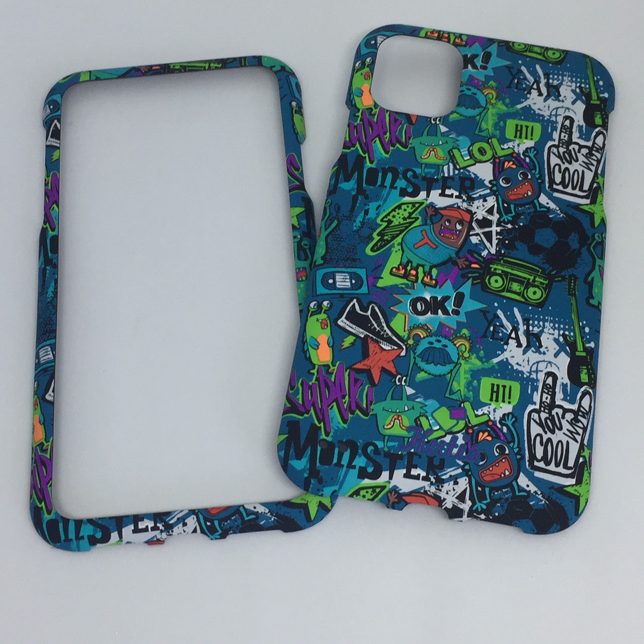 เคสคูทิสKutisไอโฟน11G(ลายMonster)มาใหม่ เคสประกบหน้า-หลัง เคสเรืองแสง เคสลายวินเทจ ร้านSuperhero KLongthom