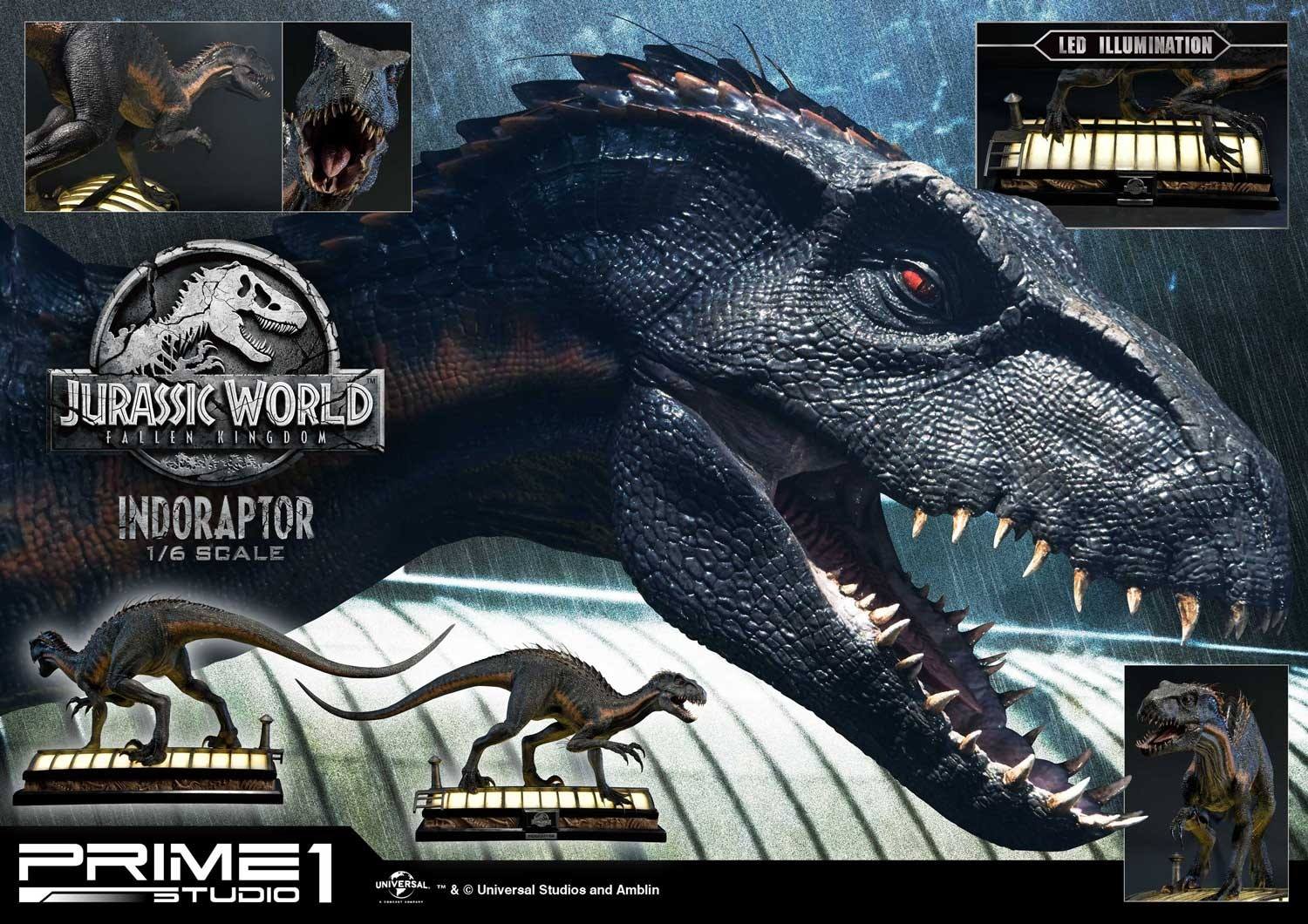 Prime 1 Studio LMCJW2-03: INDORAPTOR (JURASSIC WORLD: FALLEN KINGDOM)