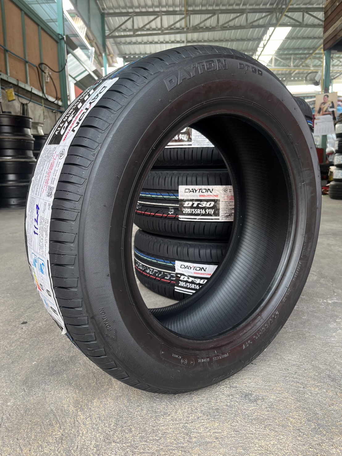 ♨️ปี 24♨️✨ยางใหม่💯✨205-55-16 DAYTON By Bridgestone💖ใหม่กริ๊บ💖