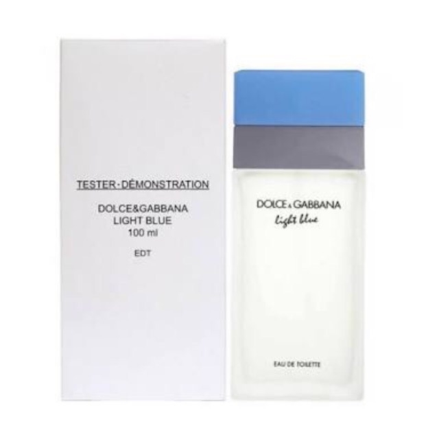 (แท้100%) D&g light blue women edt 100ml กล่องเทสเตอร์