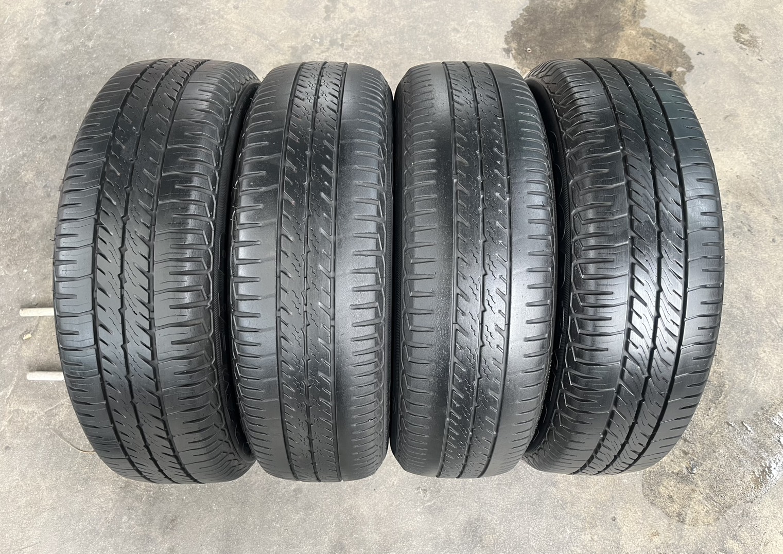 ✨ล้อกระทะ✨4รู100✨Toyota ขอบ 15 แถมยาง 175-65-15 Goodyear ปี 19