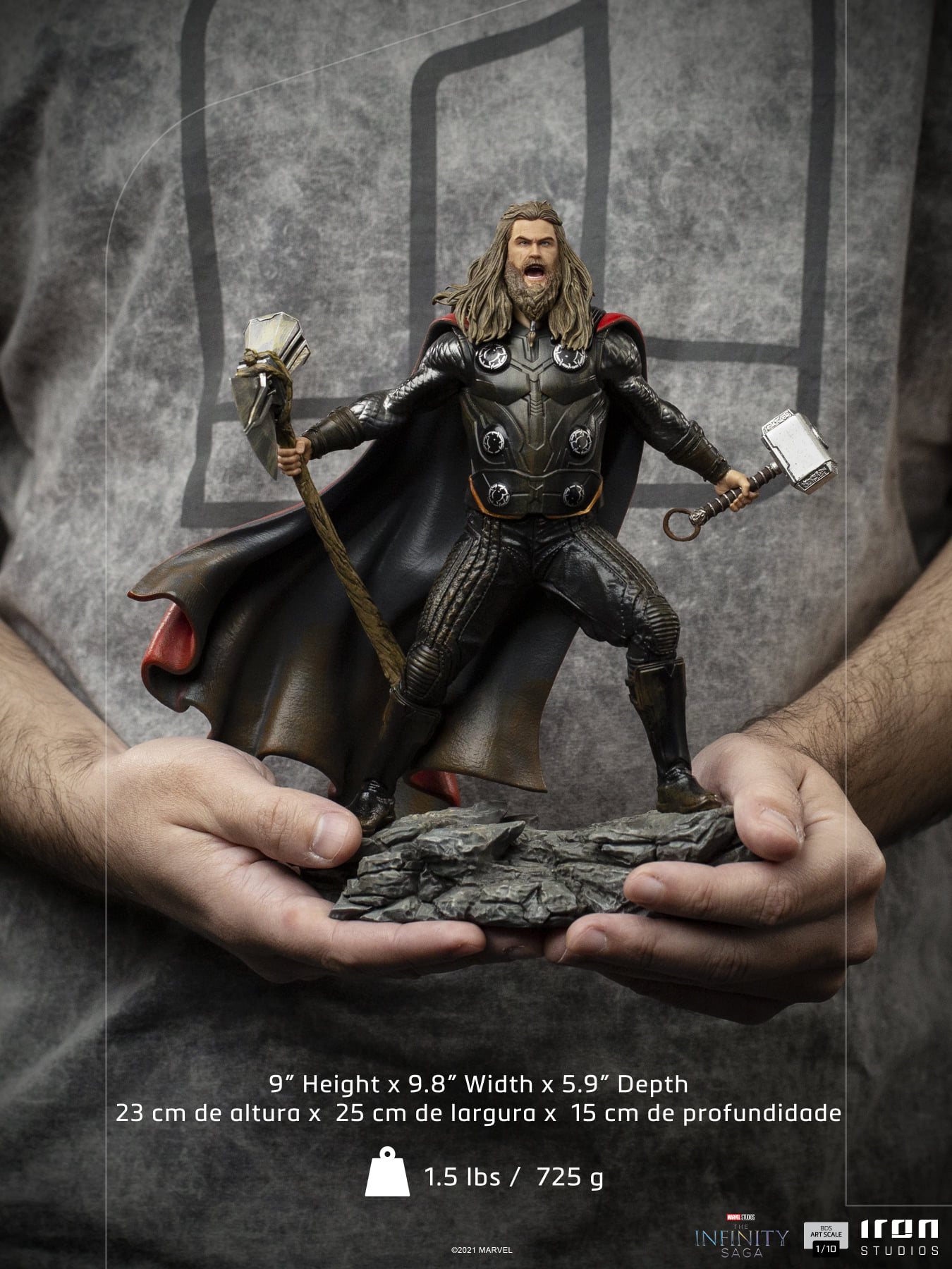 Iron Studios BDS Art Scale 1/10 The Infinity Saga - Thor Ultimate