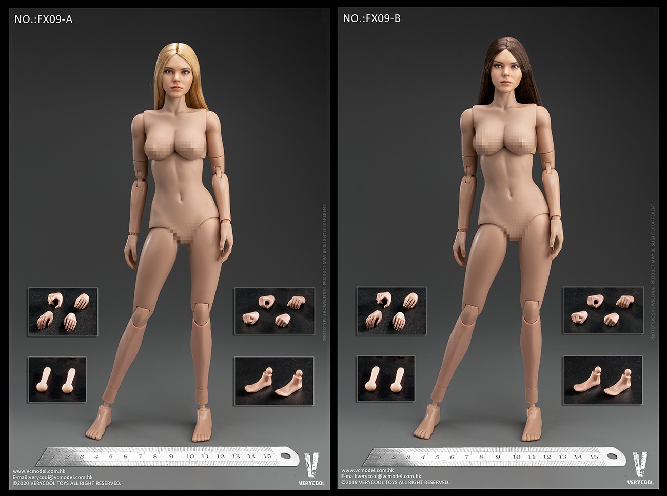VERYCOOL VC 3.0 Female Body + FX09 Western Beauty Head Sculpt Set