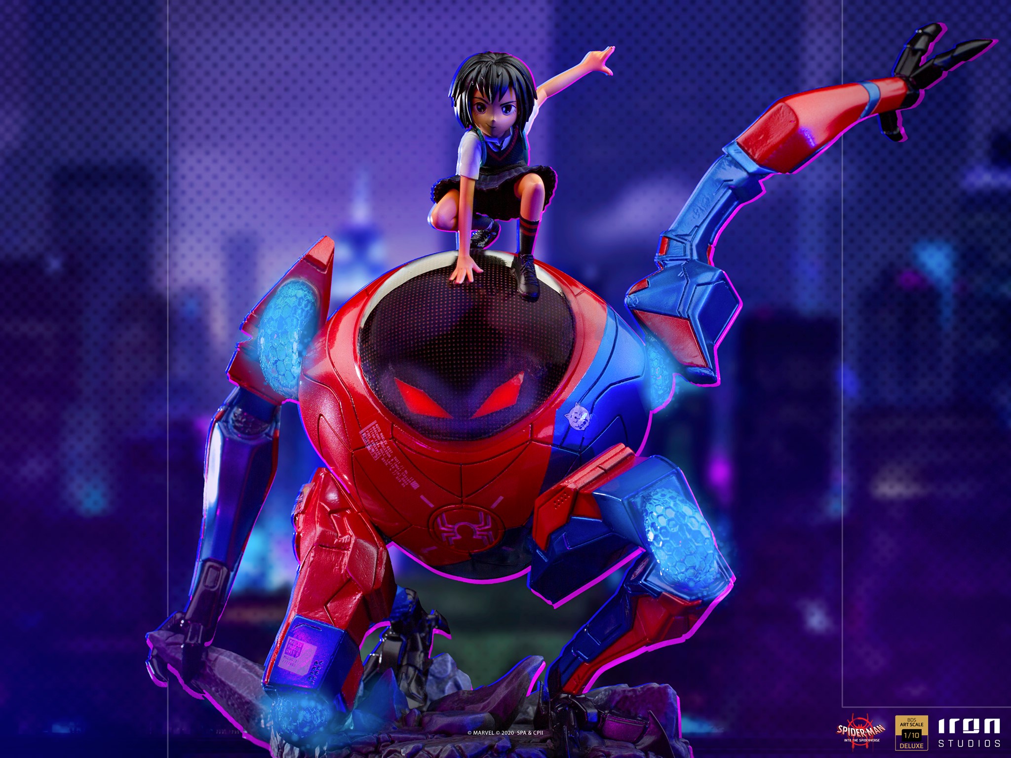 Iron Studios Deluxe BDS Art Scale 1/10 Spider-Man: Into The Spider-Verse - Peni Parker & SP//dr