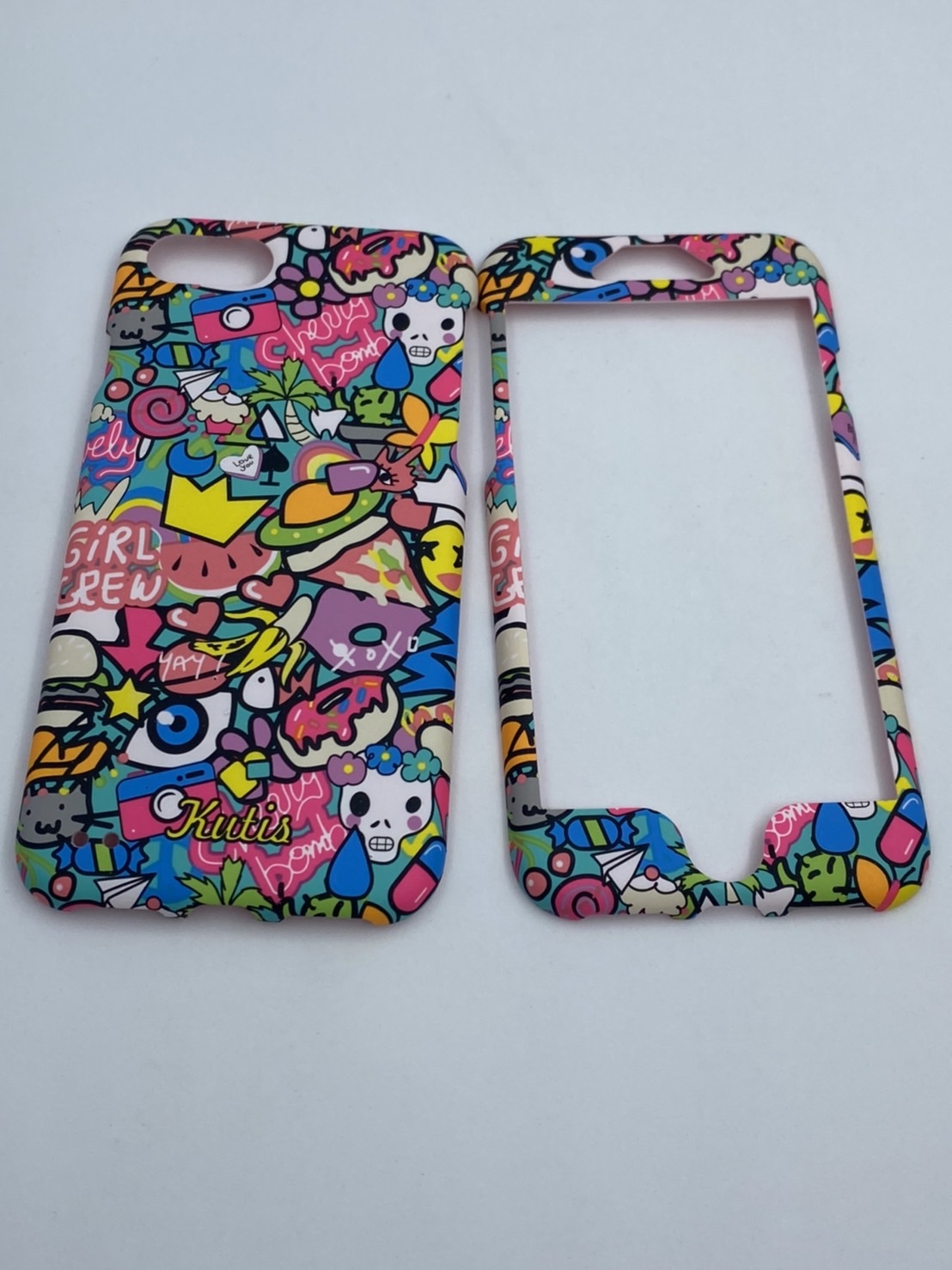 เคสคูทิส(Kutis)เคสไอโฟน7,8,SE2020(ลายStreet)มาใหม่ เคสประกบหน้า-หลัง เคสเรืองแสง เคสลายวินเทจ ร้านSuperhero Klongthom