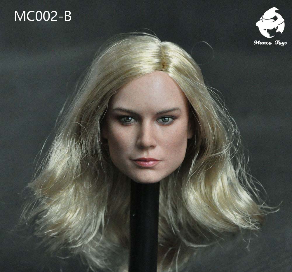 Manco Toys MC002-B Females Headsculpt Gold Long Hair