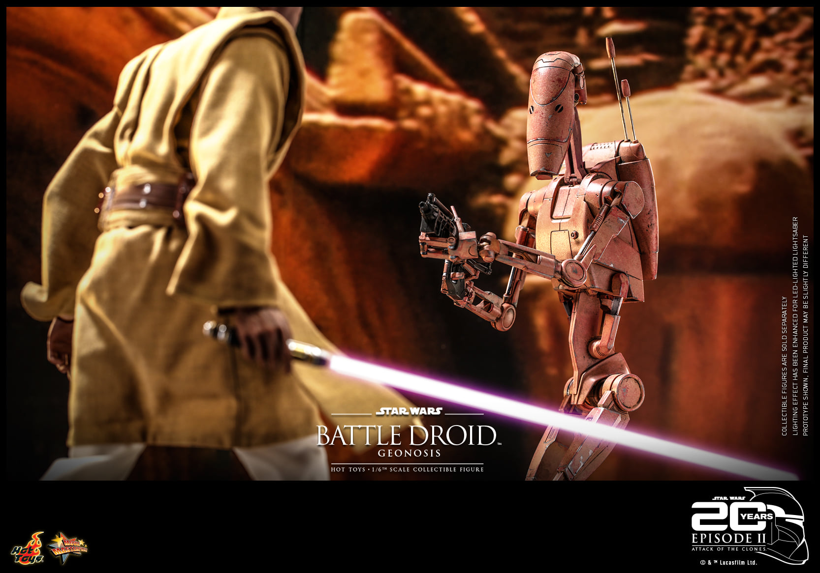 Hot Toys MMS649 1/6 Star Wars Episode II: Attack of the Clones™ - Battle Droid™ (Geonosis)