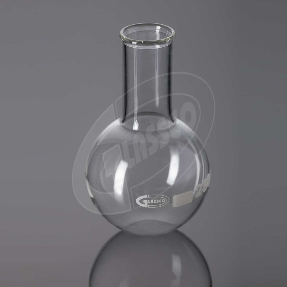 ขวดก้นกลม Round bottom flask narrow neck with beaded rim