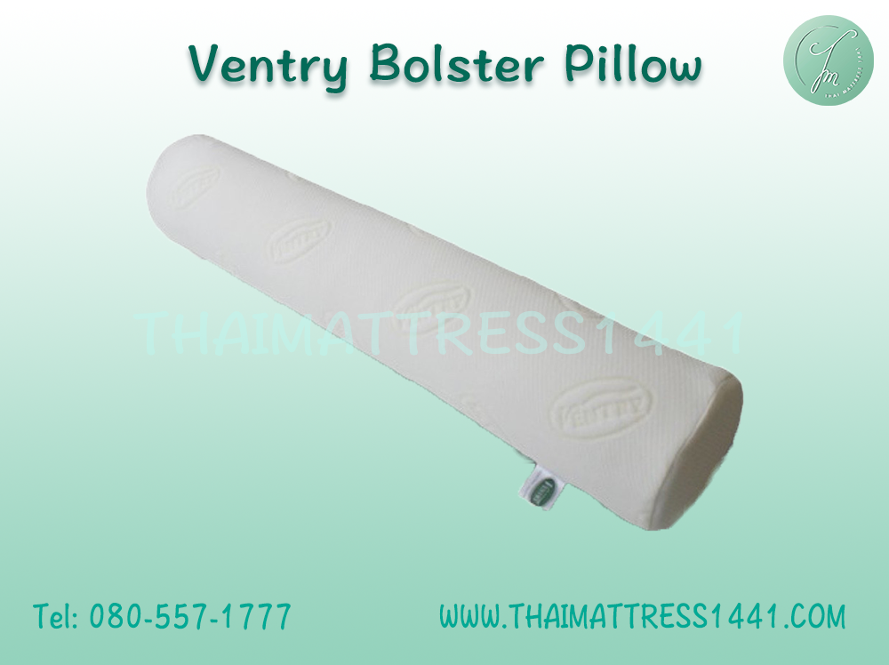 Ventry Bolster หมอนข้างยางพาราแท้ แบบเป็นปึกแผ่น 100%